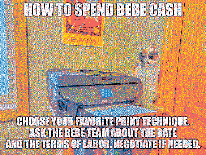 How to spend bebe cash